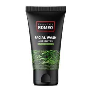 4653 Shantos Romeo Facial Wash Acne Solution With Tea Tree Oil 100ml