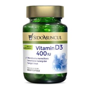 4683 Sidomuncul Vitamin D3 400iu 50 Soft Capsules
