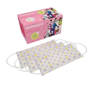 4782 Skrineer Girly Mask Earloop Motif Polkadot 3ply 50s