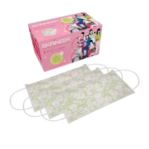 4783 Skrineer Girly Mask Earloop Motif Sakura 3ply 50s