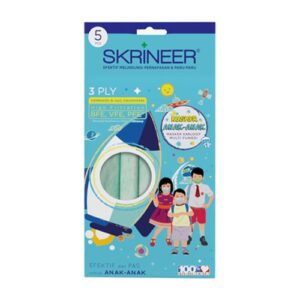 4790 Skrineer 3 Ply Masker Anak Earloop 5s
