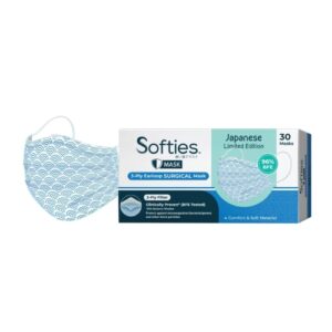 4829 Softies 3 Ply Earloop Surgical Mask Japanese Design 30s