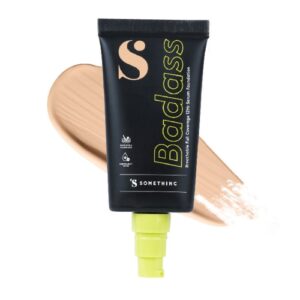 4846 Somethinc Badass Breathable Full Coverage 12hr Serum Foundation W01 Bijoux 30ml