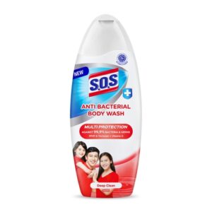 4854 Sos Anti Bacterial Body Wash Deep Clean 250ml