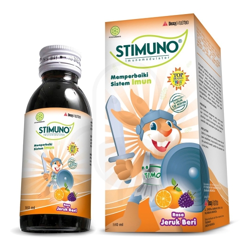 Stimuno Syrup Rasa Orange Beri 100ml 5004 Stimuno Syrup Rasa Orange Beri 100ml