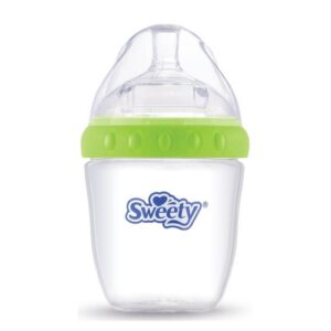5057 Sweety Baby Bottle Extra Wide Neck Green 180ml
