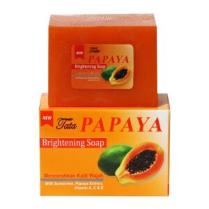 5118 Tata Papaya Whitening Soap And Sunscreen 120gr