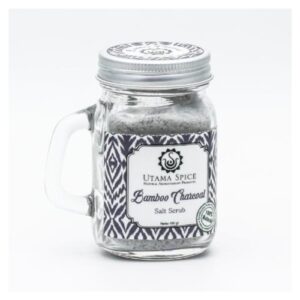 5319 Utama Spice Salt Scrub Bamboo Charcoal 100gr