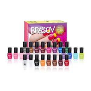 536 Brasov Nail Polish Mix 24 Colors 8ml