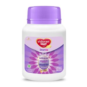 5450 Vidoran Smart Imunup Vitamins Tablet Rasa Anggur 25 Tablet Hisap