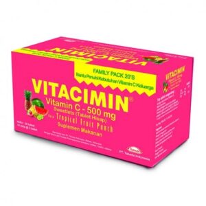 5485 Vitacimin Sweetlets Tropical Fruit Punch 20 Tab Ed Des 22