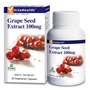 5486 Vitahealth Grape Seed Extract 100mg 30 Vege Kapsul