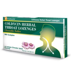 5495 Vitahealth Coldycin Herbal Throat Lozenges 20 Loz