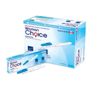 5607 Woman Choice Ultra Sensitive Pregnancy Test Midstream Box 12s