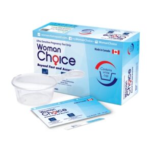 5609 Woman Choice Ultra Sensitive Pregnancy Test Strip With Urine Glass Box 12s