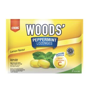 5617 Woods Lozenges Vitamin C Lemon 15gr