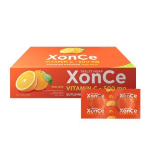 5623 Xonce Vitamin C 500mg Box 50 Strip 2 Tablet Hisap