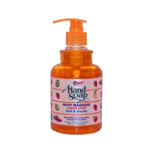 5630 Yuri Hand Soap Pump Orange Liquid 410ml