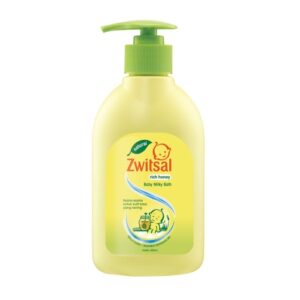 5644 Zwitsal Baby Milky Bath Natural Rich Honey 300ml