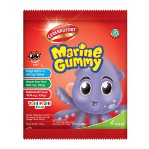 713 Cerebrofort Marine Gummy For Eye Sachet Tutti Fruity Flavour 125gr