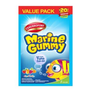720 Cerebrofort Marine Gummy Mixed Fruits Sachet 40gr 20 Butir 2gr