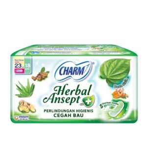 747 Charm Herbal Ansept Non Wing 23cm 18pcs