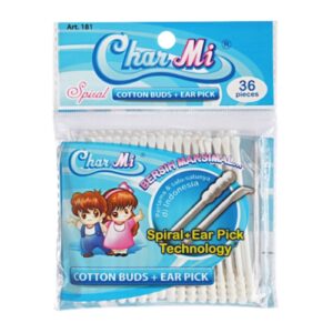 751 Charmi Cotton Buds Plus Ear Pick Art181 36pcs