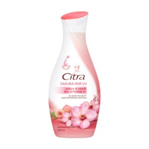 791 Citra Hand Body Lotion Sakura Glow Uv Sakura Peach 210ml