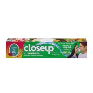 837 Close Up Toothpaste Gel Green Everfresh Menthol Fresh 160gr