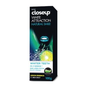 838 Close Up White Attraction Natural Smile Lemon Essence And Sea Salt 100gr