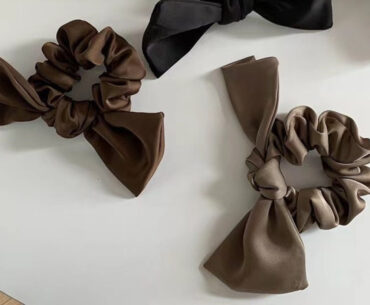 Town Shell LEORA Korean Scrunchy