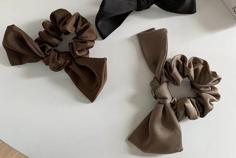 Town Shell LEORA Korean Scrunchy