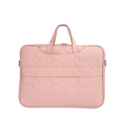 Tas Lapotp Wanita Branded KKV Dunns Tas Bahu Laptop Klasik Pink