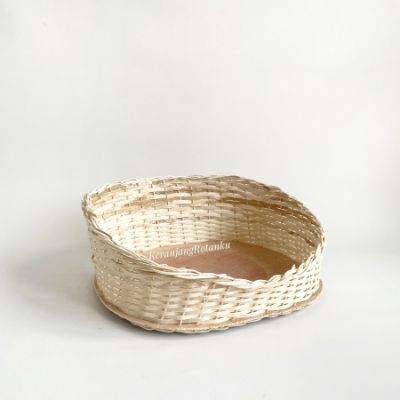 Keranjang Buah dari Rotan Ukuran Besar & Kecil - IMPODIO Keranjang Buah Rotan Bambu