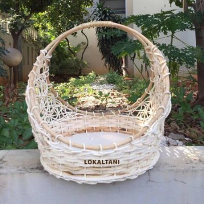 Keranjang Buah dari Rotan Ukuran Besar & Kecil - Lokaltani Keranjang Buah