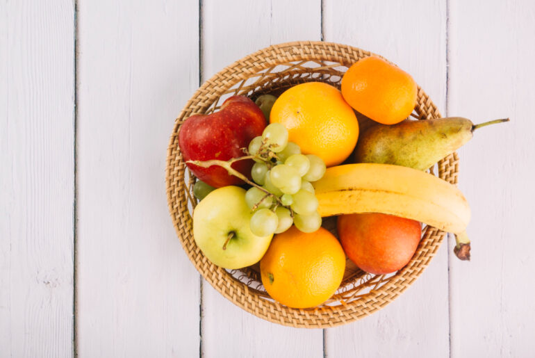 Keranjang Buah dari Rotan