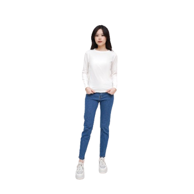 Merk Kaos Polos Putih untuk Wanita Terbaik ESROCTE Kaos Polos Wanita Lengan Panjang Kaos Polos Putih untuk Wanita Terbaik ESROCTE Kaos Polos Wanita Lengan Panjang