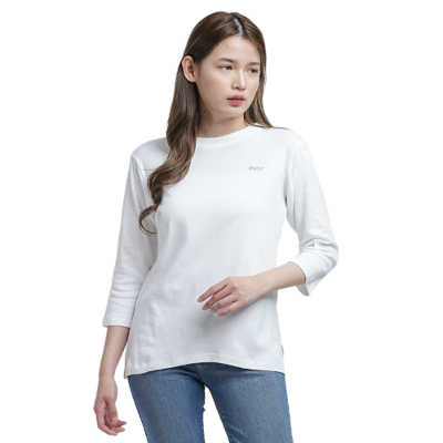 Merk Kaos Polos Putih untuk Wanita Terbaik DUST White Kaos Mila Kaos Polos Putih untuk Wanita Terbaik DUST White Kaos Mila