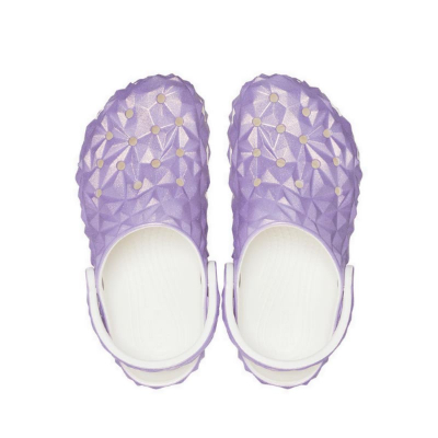 Sandal Crocs Wanita Terbaik Crocs Classic Iridescent Unisex - White