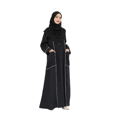 Abaya Hitam Terbaik Jamise Syar’i Jenna Dress Abaya