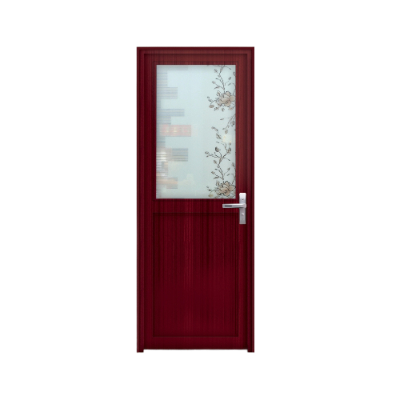 Pintu Kamar Mandi Pintu Kamar Mandi Aluminium Red Walnut Castelli