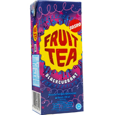 Merk Minuman Kemasan Kotak Sosro Fruit Tea Blackcurrant Minuman Kemasan Kotak Sosro Fruit Tea Blackcurrant
