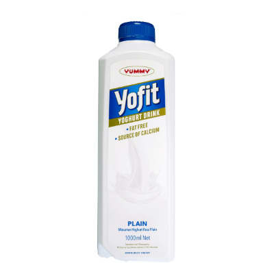 Merk Yogurt Plain Yummy Yofit Yogurt Drink Plain Yogurt Plain Yummy Yofit Yogurt Drink Plain