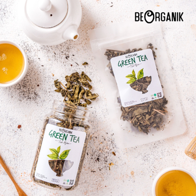 Merk Teh Tubruk yang Wangi BeOrganik Green Tea Teh Tubruk yang Wangi BeOrganik Green Tea