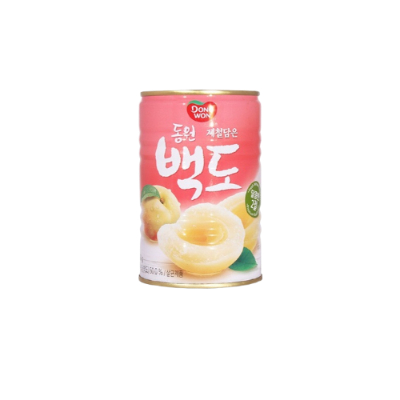 Merk Buah Kaleng Dong Won Canned White Peach Buah Kaleng Dong Won Canned White Peach
