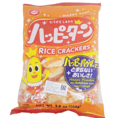 Merk Snack Jepang Kameda Happy Turn Rice Crackers Snack Jepang Kameda Happy Turn Rice Crackers