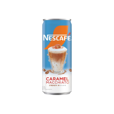 Merk Kopi Kaleng Kemasan NESCAFE Kopi Kaleng Rasa Caramel Macchiato Kopi Kaleng Kemasan NESCAFE Kopi Kaleng Rasa Caramel Macchiato
