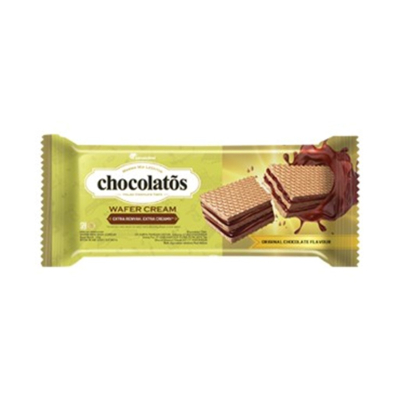 Merk Snack Chocolatos Chocolatos Wafer Cream Original 17 Gram Snack Chocolatos Chocolatos Wafer Cream Original 17 Gram
